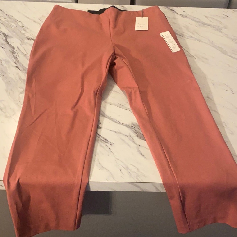 Pink work pants